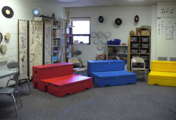 Music Room: risers - Beth's Notes