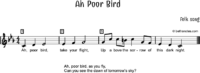 Ah Poor Bird Beth's Notes Songs & Resources