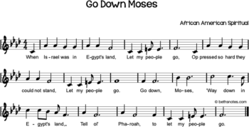 Go Down Moses - Beth's Notes