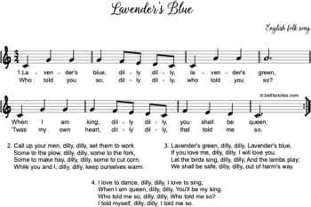 Lavender's Blue - Beth's Notes