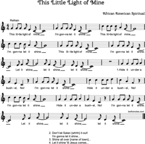 This Little Light of Mine - Beth's Notes