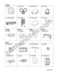 Percussion Family Beth s Notes