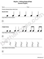 Quarter & Eighth Note Resources / Crotchets & Quavers Beth's Notes ...