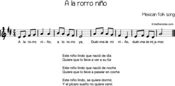 A la rorro niño - Beth's Notes
