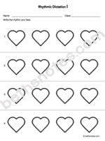 Rhythmic Dictation Beth's Notes Songs + Resources
