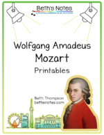 Mozart Printables & PowerPoint