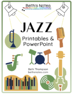 Jazz Printables & PowerPoint