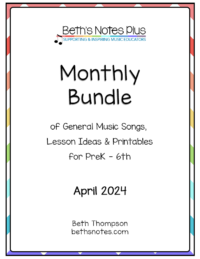 Shop Beth's Notes Songs + Resources