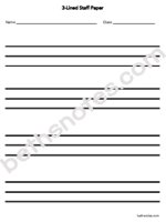 3-lined staff paper-bn