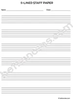 5-line blank staff-bn