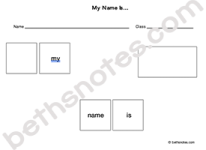 A My Name is Alice worksheet-bn
