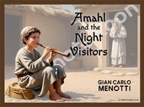Amahl and the Night Visitors poster-bn Amahl and the Night Visitors poster-bn