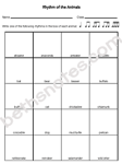 Animal Song worksheet2-bn