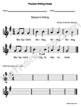 Babylon's Falling Practice Writing Notes-bn