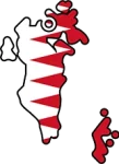Bahrain flag map mine-222