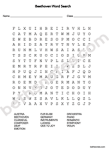 Beethoven Word Search-bn