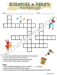 Carnival in Brazil crossword-bn