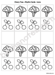 Cherry Tree Rhythm Cards-Icons-bn