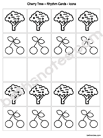 Cherry Tree Rhythm Cards-Icons-bn