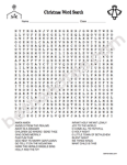 Christmas sacred word search-bn
