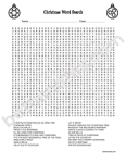 Christmas secular word search-bn