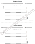 Compose Rhythms intermediate-bn