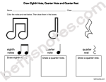 Draw Quarter Note Rest Eighth Notes-bn