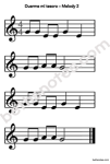 Duerme mi tesoro melody handout3-bn
