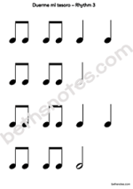 Duerme mi tesoro rhythm handout3-bn