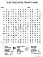 Ellington word search-bn