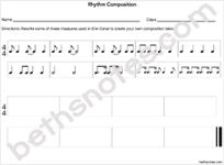 Erie Canal rhythm composition-bn