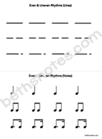 Even Uneven Handout lines notes-bn