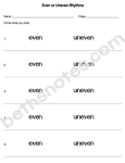 Even uneven assessment-bn