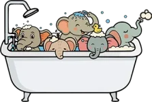 Five Elephants in the Bathtub-sm