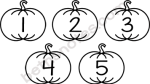 Five Little Pumpkins visuals-bn