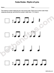 Fooba Wooba John Rhythm Lyrics worksheet-bn Fooba Wooba John Rhythm Lyrics worksheet-bn