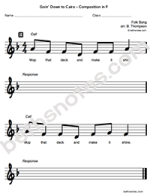 Goin Down to Cairo worksheet-bn