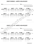 Great Mornin worksheet1-bn