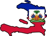 Haiti flag map mine