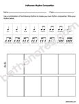 Halloween rhythm composition-bn
