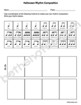 Halloween rhythm composition2-bn Halloween rhythm composition2-bn