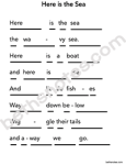Here is the Sea lyric handout-bn