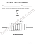 High Low, Up Down Xylophone Assessment-bn