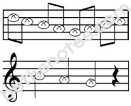 Hot Cross Buns2 melody visuals2-bn