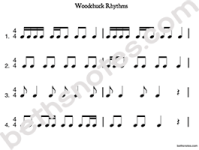 How Much Wood Could a Woodchuck Chuck handout-bn