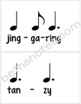 Jing-Ga-Ring rhythm visual-bn