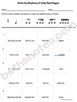 Little Red Wagon Write Rhythms-bn