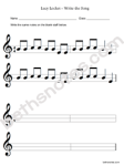 Lucy Locket worksheet2-bn