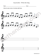 Lucy Locket worksheet2-bn