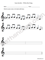 Lucy Locket worksheet2-bn
